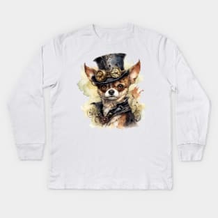 Chihuahua Kids Long Sleeve T-Shirt